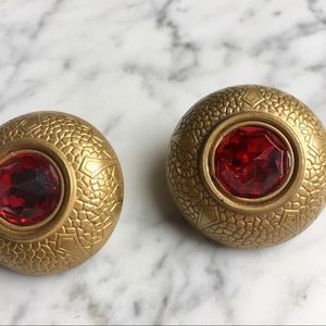 Vintage 80s Premier Etage Paris Earrings